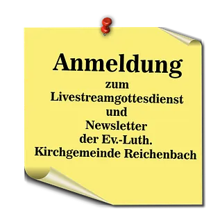 Anmeldezettel und Link zum Newsletter